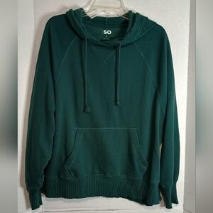 SO Men's Teal Pullover Hoodie Size Large
